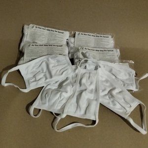 Face Masks **Cotton Fabric *Washable *Reusable *Triple layered/3Ply *Adult